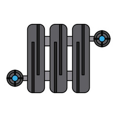 radiator heating icon image