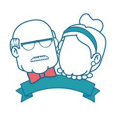 couple of grandparents icon