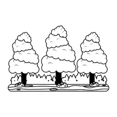 forest landscape icon image