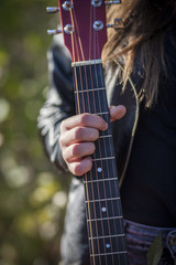 Girl with guitar