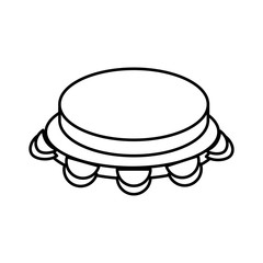 Tambourine music instrument
