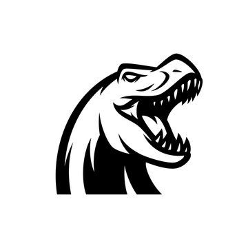 T-Rex Vector Logo Icon Illustration