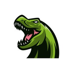 T-Rex Vector Logo Icon Illustration