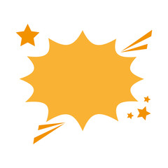 blank onomatopoeia bubble icon image