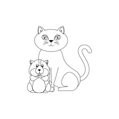 cartoon cat icon