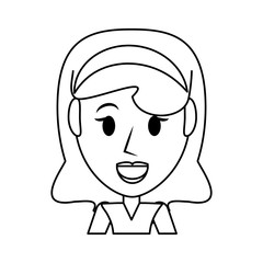 Retro woman cartoon