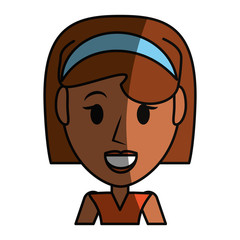 Retro woman cartoon