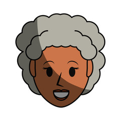 Retro old woman cartoon