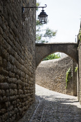Gasse in Carcassonne