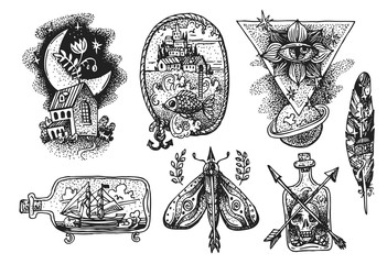 tattoo element sketch