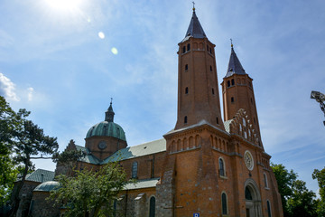 Katedra w Płocku  - obrazy, fototapety, plakaty