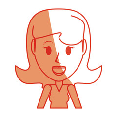 Retro woman cartoon