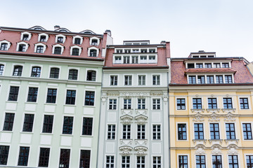 antique building view in Dresden, Germany