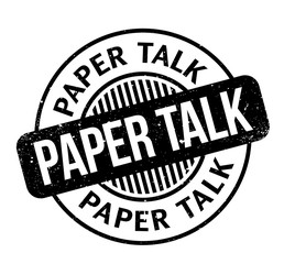 Paper Talk rubber stamp. Grunge design with dust scratches. Effects can be easily removed for a clean, crisp look. Color is easily changed.