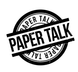 Paper Talk rubber stamp. Grunge design with dust scratches. Effects can be easily removed for a clean, crisp look. Color is easily changed.