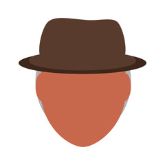 Retro Old man cartoon