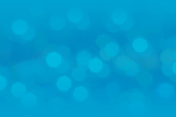 Blue bokeh for background