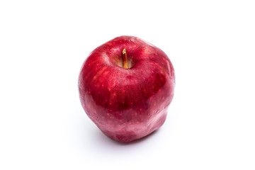 Red apple. Isolated on white background with clipping path
