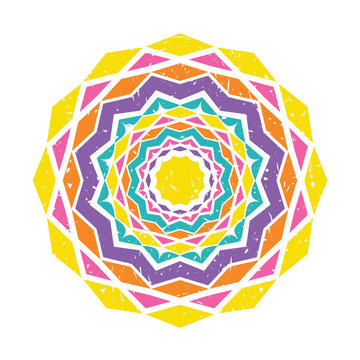 Colorful mandala design