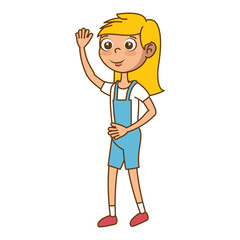 cartoon girl icon