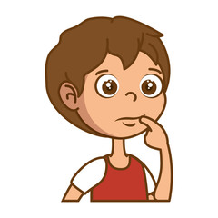 cartoon boy icon