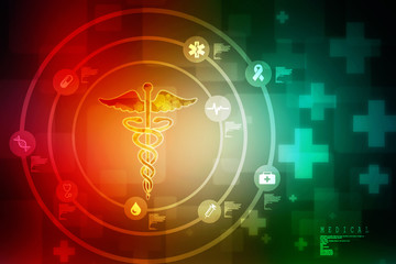 2d rendering medical logo