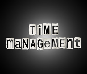 Time management concept.