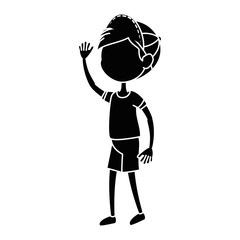 cartoon boy icon