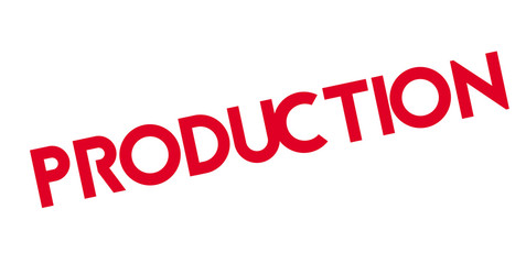 Production rubber stamp. Grunge design with dust scratches. Effects can be easily removed for a clean, crisp look. Color is easily changed.