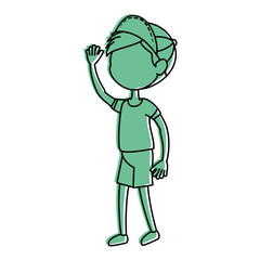 cartoon boy icon