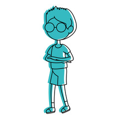 cartoon boy icon