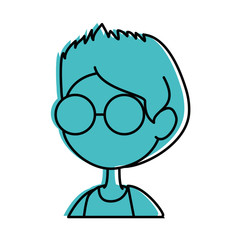 cartoon boy icon