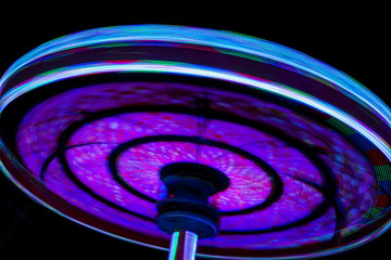 Rotating colored lights