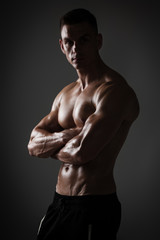 Fototapeta premium athletic man posing