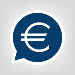 Sprechblase € Symbol