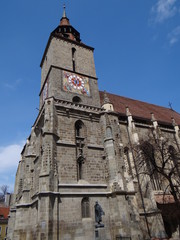 Innenstadtkirche im ehemaligen Kronstadt, dem heutigen Brasov in Siebenbürgen, Rumänien