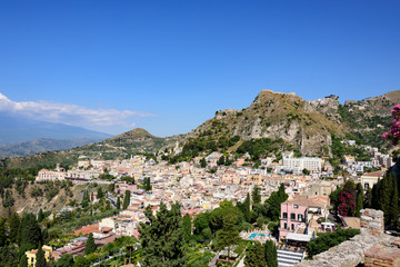 Taormina Stadtansicht