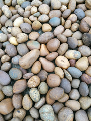 Sea pebble texture background