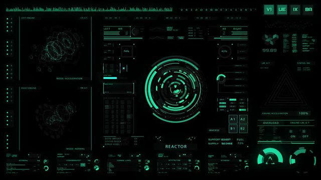 Futuristic interface | HUD
