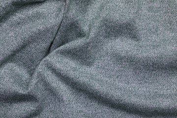 Wavy fabric texture in green, textile surface