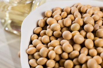 soy beans  close up image