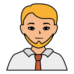 elegant businessman avatar character