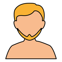 young man shirtless avatar character