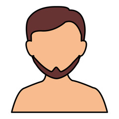 young man shirtless avatar character