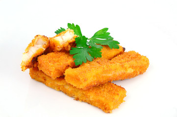 Frozen fish menu with white background.
Simple menu for children.