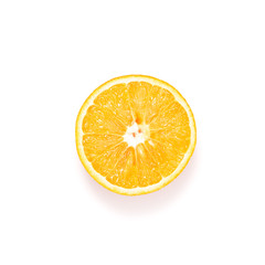 fresh slice of orange