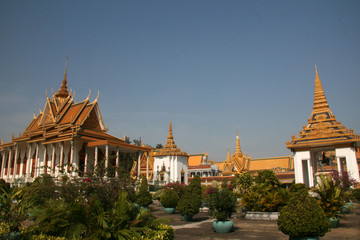 Fototapeta premium Srebrna Pagoda, Phnom Penh, Kambodża