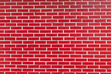 Background of old red brick wall, pattern texture great for graffiti inscriptions