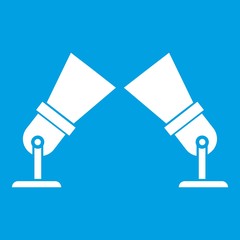 Floodlights icon white