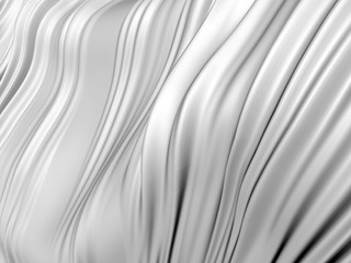Abstract 3D Rendered Cloth Wrinkles